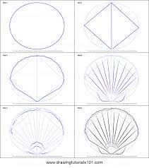 Learn how to draw six simple seashells step by step and easy for beginners and kids. How To Draw A Seashell Printable Step By Step Drawing Sheet Drawingtutorials101 Com