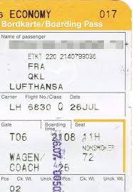 Lufthansa airlines require certain information that is necessary to create a boarding pass and allocate a seat on a plane. Datei Lufthansa Airrail Ticket Frankfurt Koln Hbf Lh 6830 2008 07 26 Jpg Wikipedia