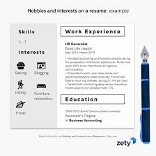 A good hobbies resume section will reveal important parts of your personality that wouldn't be communicated to the hiring manager had. List Of Hobbies And Interests For Resume Cv 20 Examples