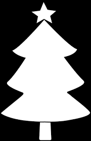 Big set of christmas graphic elements. Christmas Tree Clipart Black And White Christmas Tree Clipart White Full Size Png Download Seekpng