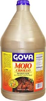 Marinade, mojo criollo, jug 1/2 gl for chicken, pork & beef. Goya Mojo Marinade