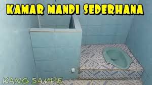Desain kamar mandi wc minimalis modern kloset duduk apa jongkok. Desain Kamar Mandi Sederhana Kloset Jongkok Youtube