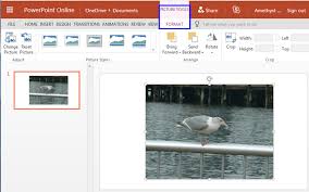 In past versions of powerpoint i was able to rotate an image then crop the image. Resize Rotate And Flip Pictures In Powerpoint Online