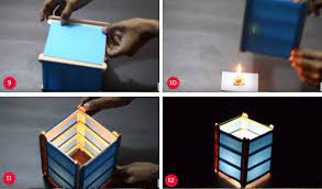 Langkah membuat pertama kali yaitu. Lampion Dari Stik Es Krim Tutorial Cara Membuat Dan Gambarnya Blogcampduan