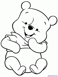 Welcome in free coloring pages site. Baby Pooh Coloring Pages Disney Coloring Pages Bear Coloring Pages Cartoon Coloring Pages