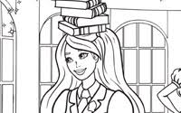 Pagina da colorare di barbie e l accademia per principesse. Stampa E Gioca Pagina Da Colorare Di Barbie E L Accademia Per Principesse