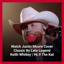 Justin Moore delivered "a throwback to one of the country music greats."