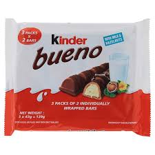 We did not find results for: Kinder Bueno Milk Hazelnuts 3 X 43g My Fresh Green
