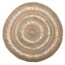 Teppiche gibt es in vielen verschiedenen formen und materialien (sogar sisal, bambusteppich). Teppich Jute Rund 182cm Von Bloomingville Erkmann