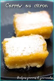 Carres Au Citron Recette Carres Au Citron Citron Recettes De Cuisine