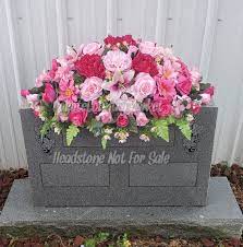 Find great deals on new items shipped from stores to your door. Shades Of Pink Large Cemetery Headstone Saddle Grave Headstone Etsy Grave Flowers Cemetery Headstones Cemetery Flowers
