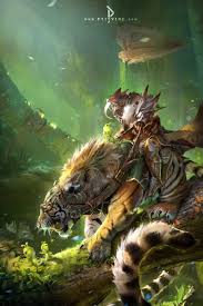 Animal Monster Companions Fantasy Art In 2020 Tiger Art Art Fantasy Art