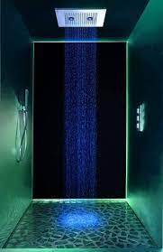 Elegant Showers With Neon Lights Luxury Shower House Design Dream Bathrooms