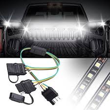 Gtp Flat 4 Pin Y Splitter Adapter Trailer Extension Harness Connector With Dust Caps For Led Tailgate Light Bar Trailers Accessory Towing Safety Lighting Walmart Com Walmart Com