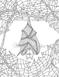 Adult Coloring Page Fruit Bat Art Printable Coloring Page Kids Coloring Page Instant Printable Colouring Pages Coloring Page Adult Bat Coloring Pages Online Coloring Pages Coloring Pages