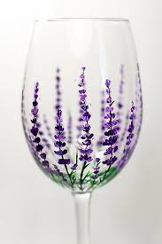 Lavender Wine Glasses Gift For Mom Personalized Wine Glasses Etsy Hand Painted Wine Glasses Diy Diy Wine Glasses Painted Diy Wine Glasses