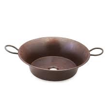 Maybe you would like to learn more about one of these? Sinkology Copernicus 21 Handmade Above Counter Copper Vessel Sink 21 X 16 X 5 Overstock 10100530