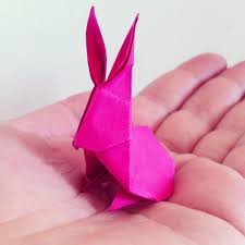 Origami Hase Falten Anleitung Und Inspirierende Osterdeko Ideen Origami Ostern Origami Hase Osterhasen Basteln Origami