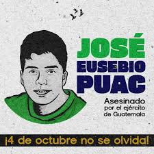 Hoy recordamos a Rafael Batz Menchú, José Eusebio Puac, Santos Nicolás  Hernández, Jesús Puac Ordóñez, Arturo Sapón Yax, Jesús Caxaj Puac y Lorenzo  Vásquez Barreno asesinados por el ejército de #Guatemala 🇬🇹🪖