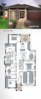 These designs offer single storey living which is geared towards maximising outdoor living, internal space and accommodation. One Of Our Most Popular Single Storey House Designs Is The The Diamond Lilly With The Perfect Balance O Home Design Floor Plans House Plans One Storey House
