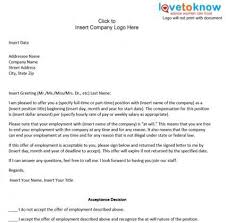 Employment Offer Letter Template Letter Templates Proposal Templates Templates