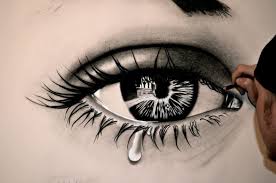 How to draw / shade a realistic eye with tears by pencils easy drawing step by step | artist naveen in this tutorial i am trying to. Sad Eyes Realistic Sad Girl Drawing Novocom Top