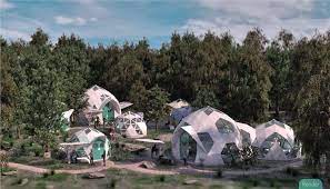 These Carbon-Neutral Bioceramic Geodesic Dome Homes Last 500 Years And  Don't Rot, Burn, Or Rust