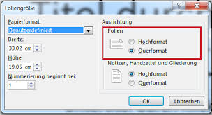 Hier können sie bestimmen, ob die einstellungen für das gesamte dokument gelten sollen oder ab der position, wo sich der cursor grade befindet. Andern Des Seitenlayouts Powerpoint