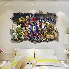 Transformer Wall Stickers Transformers Wall Decor Wall Stickers Kids Wall Stickers