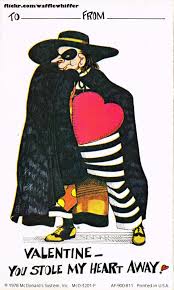 Why Say It With Flowers When You Can Say It With A Hamburger Here Are Some Of Adorable Mcdonald S Vale Valentine Day Cards Valentines Cards Vintage Valentines