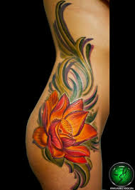 Essentially, the design, hue, size, and location of the tattoo signify a personal meaning to the wearer. Lotus Flower Rib Tattoo By Andre Cheko Tattoonow