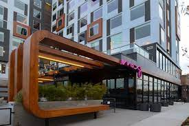 Moxy Denver Cherry Creek Entrance Holidays Comfortable Holiday Cherry Creek Denver Cherry Creek Denver