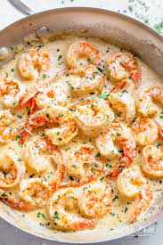 Jasper's signature pasta dish and our father's recipe that he created. Creamy Garlic Shrimp With Parmesan Low Carb Cafe Delites