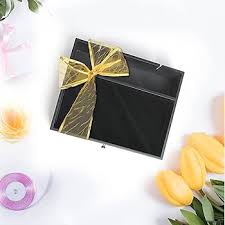 BELLE VOUS Black 7 Compartment Valet Dresser/Nightstand Organiser Tray with  Drawer