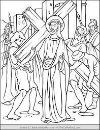 Some of the coloring page names are coloring for the ninth station of the cross jesus, stations of the cross coloring 12 jesus dies on, stations of the cross for kids mini booklet real life at, stations of the cross excellent booklet, cross templates cross template, big image cool cross coloring 2137x2248 png. Stations Of The Cross Catholic Coloring Pages For Kids Thecatholickid Com