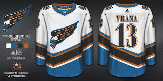 The capitals' new third jersey will be part of their rotation for the next three seasons and replaces the third jersey modeled after the franchise's original red sweater that washington had worn. These Concepts Reimagine The Washington Capitals Screaming Eagle Design As A Modern Day Alternate Jersey