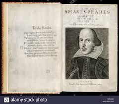 Read 874 reviews from the world's largest community for readers. Titel Von The First Folio Die Erste Ausgabe Seiner Gesammelten Werke Herr William Shakespeares Komodien Geschichten Und Tragodien Die Erstmals In 1623 Veroffentlichte Gravur Von William Shakespeare 1564 1616 Von Martin Droeshout 1601 1650
