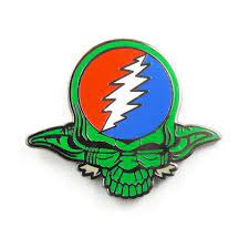Yoda Stealie Grateful Gd Hat Pin Star Wars By Thepinmonger On Etsy 15 00 Grateful Dead Hats Grateful Dead Hat Pins