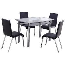 Xander dining table, matte black legs by meridian furniture (19) $563 $690. Reagan Black Dinette Set 5 Piece T06b5 The Home Depot