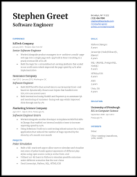 Update the template fonts and colors have the best chance of landing your dream job. 5 Software Engineer Resume Examples That Worked In 2021