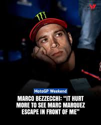 Marco Bezzecchi admitted that the most difficult part of his Hungarian GP  was watching Marc Marquez pull away. The Italian explained that while he  tried to fight, Marquez was simply stronger. “I