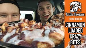 For detailed hours of operation, please contact the store directly. Little Caesar S Cinnamon Loaded Crazy Bites Food Review Season 3 Episode 13 Youtube