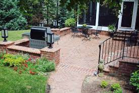 Brick or stone cladding can easily upgrade the look of a home's exterior when using novi faux siding. Top 50 Best Brick Patio Ideas Home Backyard Designs