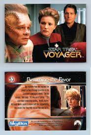 Returning The Favor #53 Star Trek Voyager Season 1 Series 1 Skybox 1995 Card