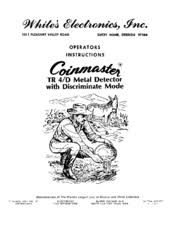 Finding coins with a metal detector is the oldest and most popular metal detecting hobbies. White S Coinmaster Tr 4 D Manuals Manualslib