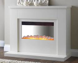 White painted brick fireplace in the luxurious master suite of this street of dreams home 2013. Modern White Electric Fireplace Fireplace Suites Electric Fireplace Suites Electric Fireplace