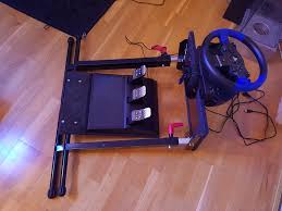 After getting gran turismo 5 (gt5) for christmas, i decided to try and make a steering wheel stand. Cheap Diy Wheel Stand Project Wheel Stands Insidesimracing Forums