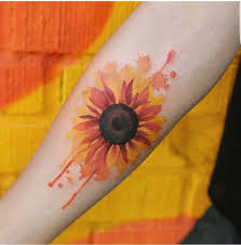 Forearm sunflowers and roses tattoo. 50 Amazing Sunflower Tattoo Ideas For Creative Juice