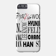 Iphone® cases don't have to be boring and our range prove that! Stray Kids Members Collage Kpop Phone Case Teepublic Uk
