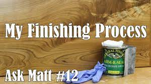It has been successfully used on home bar projects with this caveat: My Finishing Process For Woodworking Ask Matt 12 Youtube